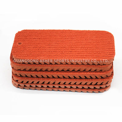 Повторно использованная спортивная площадка красного идущего следа поверхностная материальная полуфабрикат справляясь тип