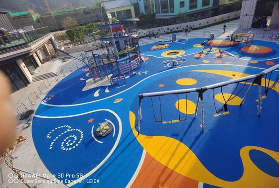 10 мм EPDM резиновый беговой трассы с легкой установкой Отличная стойкость к скольжению и абразии