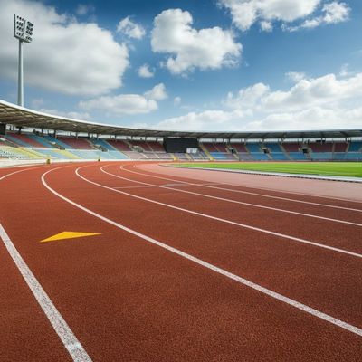 Дренаж и устойчивость к ультрафиолету IAAF беговая трасса с устойчивостью к ударам от 35% до 50%