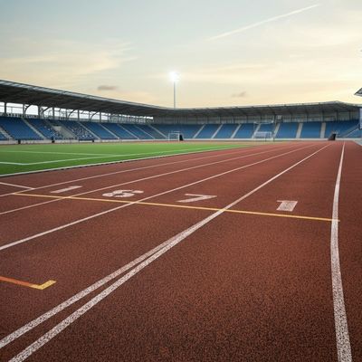 IAAF беговые трассы для бетонных подложков с устойчивостью к УФ и трению
