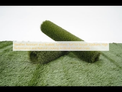 Устойчивая к погодным условиям и реалистичная искусственная трава для футбольных стадионов Высокая производительность и натуральный вид искусственная футбольная трава