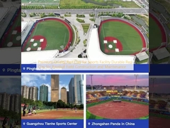 Красная глина высокого качества для спортивных сооружений Прочная красная глина для бейсбольного поля Строительство и обслуживание