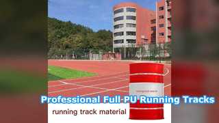 Full PU Running Track Systems for Stadiums and Schools